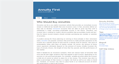 Desktop Screenshot of annuityfirst.com